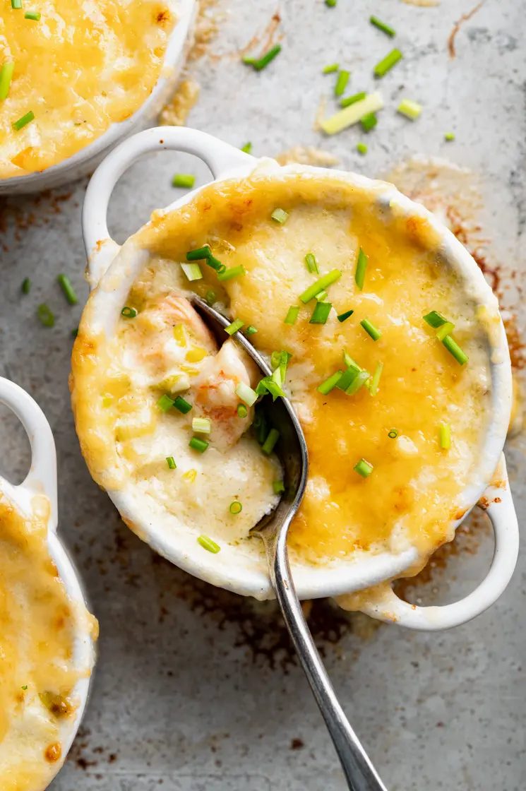 Visgratin met Beemster