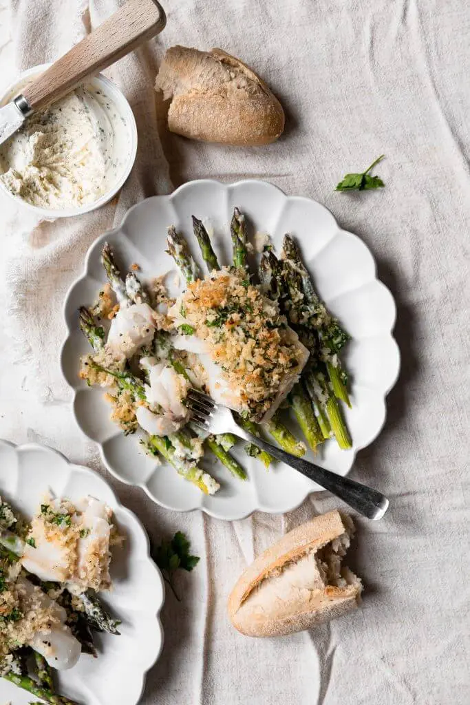Kabeljauw met Boursin in een panko korst