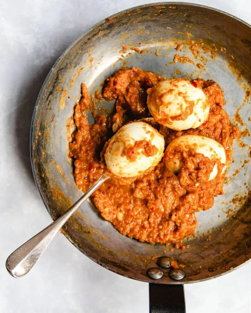 Pittige Indonesische eieren