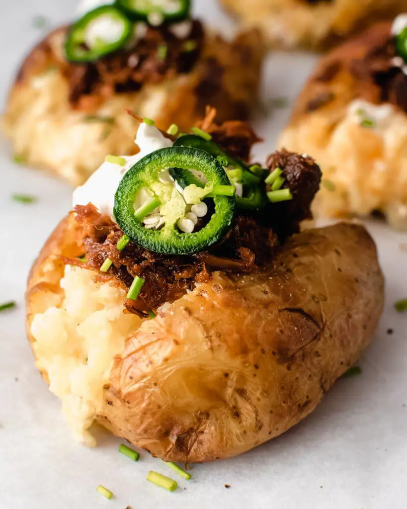 mexicaanse gepofte aardappe