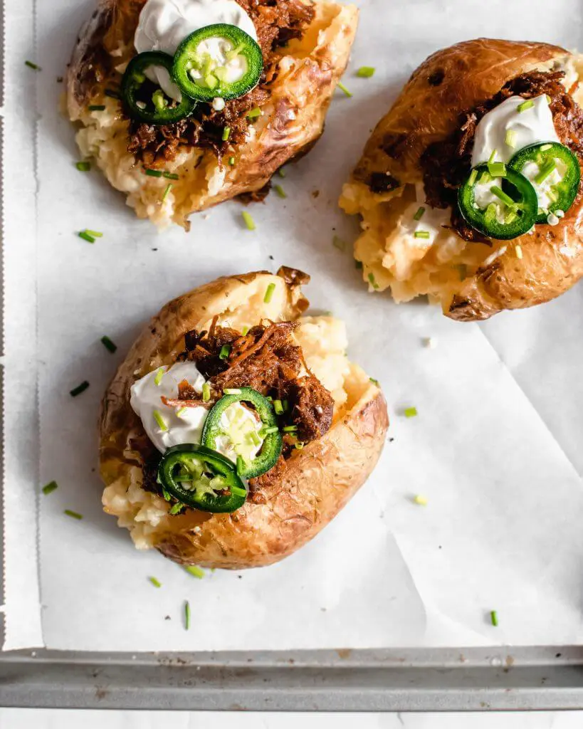 mexicaanse gepofte aardappel