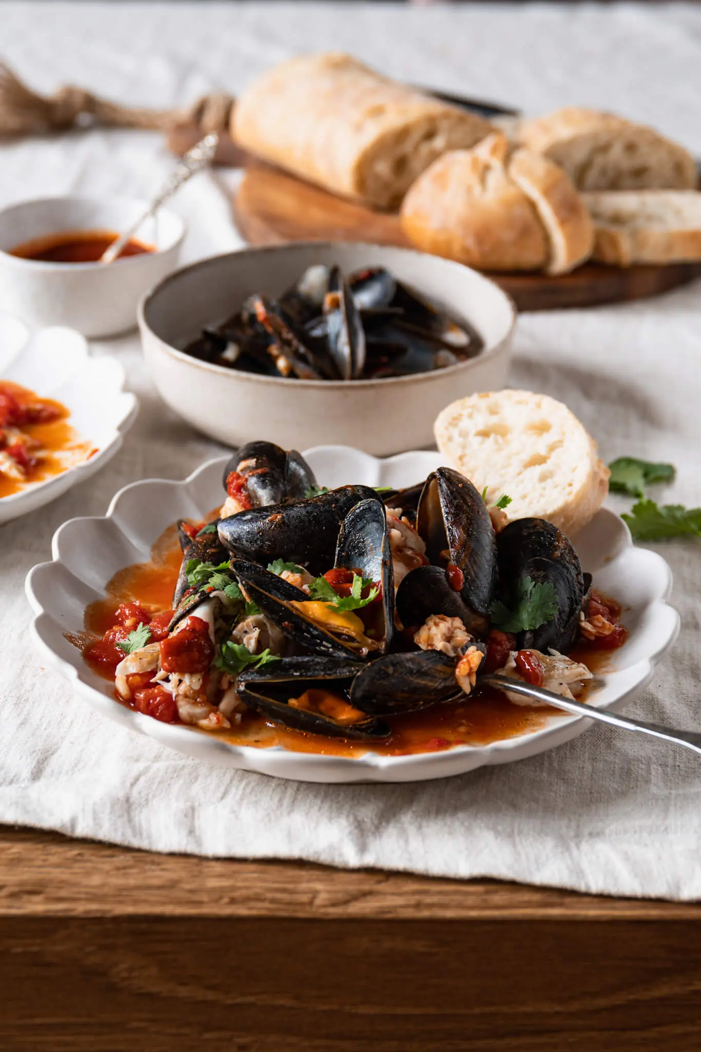 Mossel en kabeljauw stoofpot 