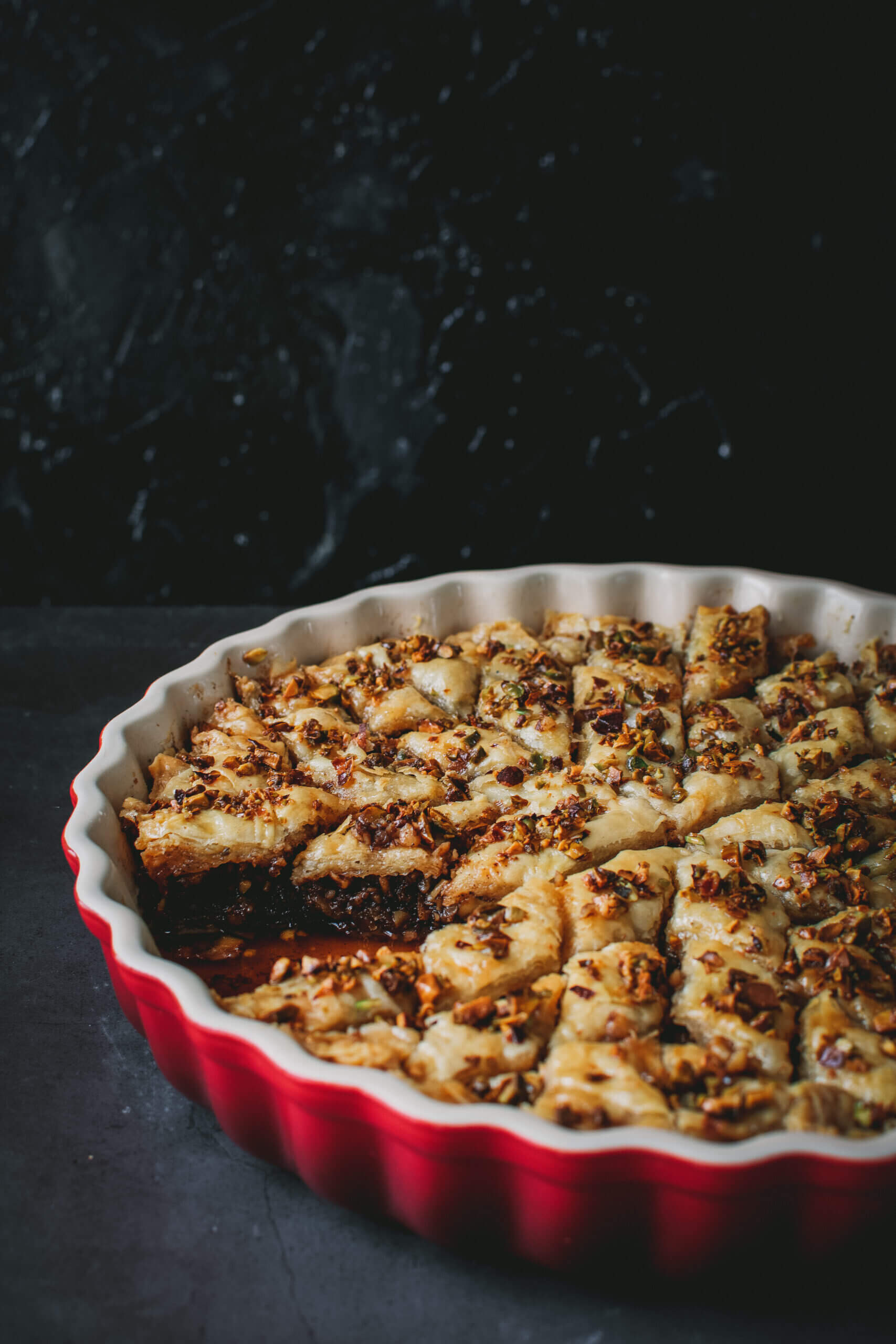 baklava met zelfgemaakte filodeeg