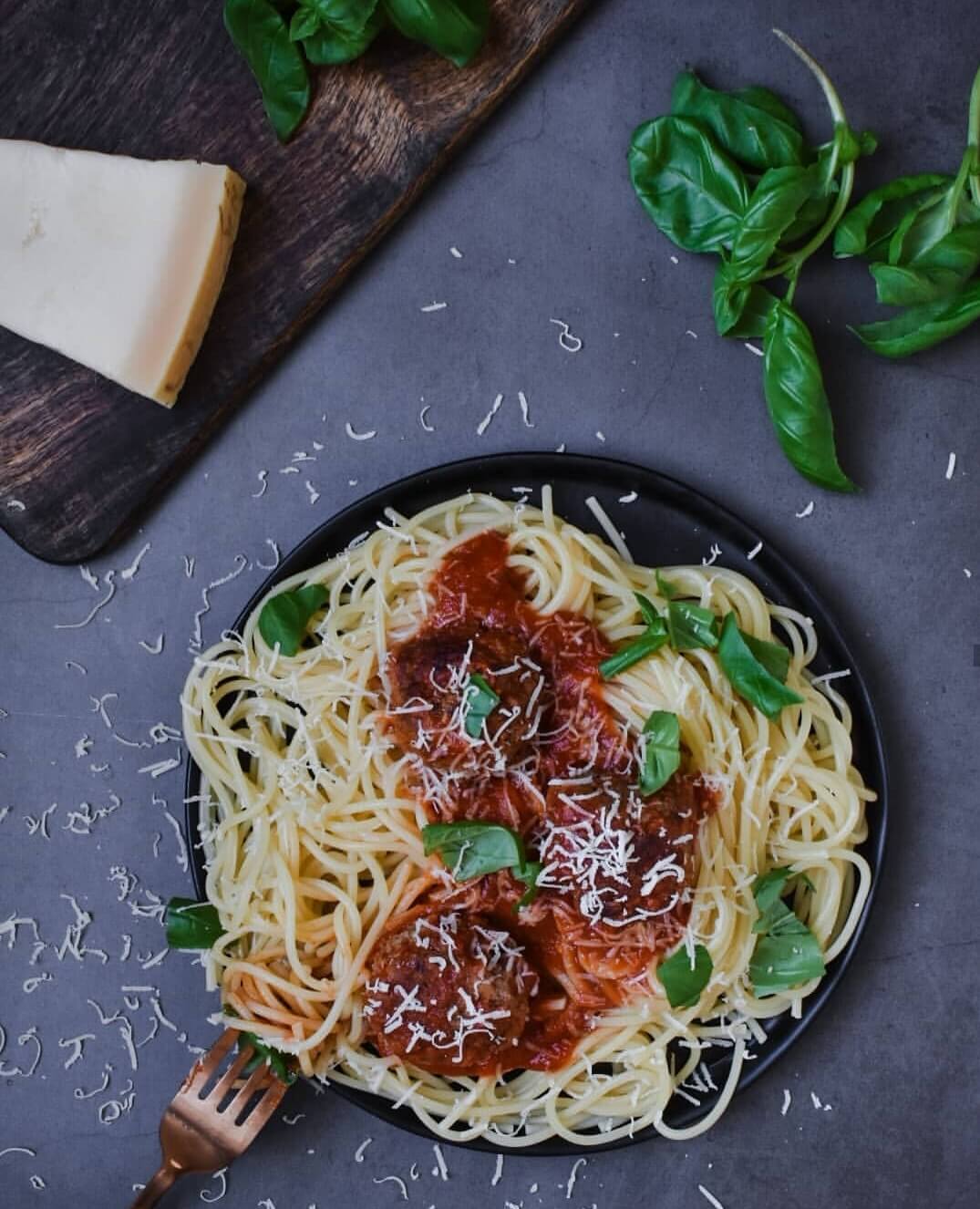 spaghetti met gehaktballen