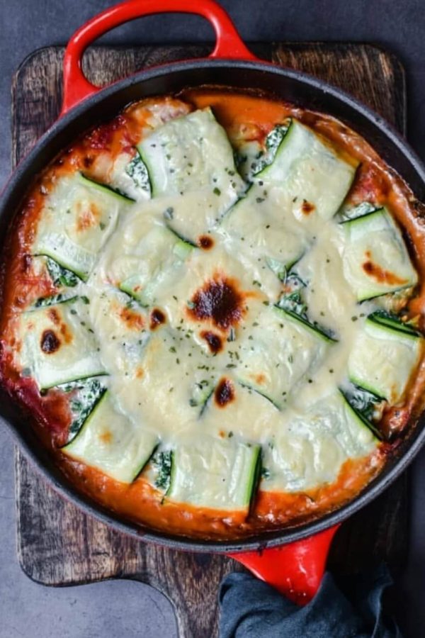 Courgette canneloni