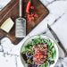 Salade met biefstukreepjes en pesto