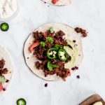 taco met pulled oats