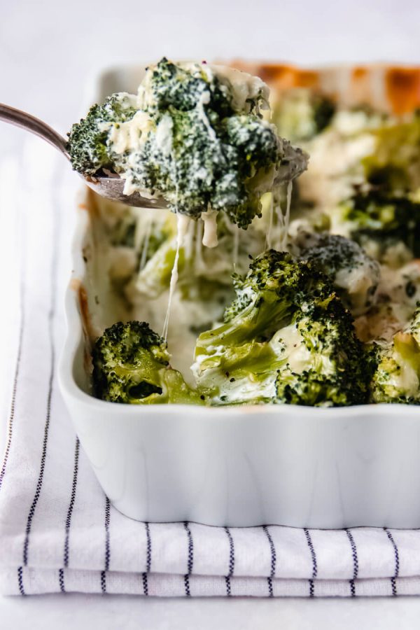 Broccoli gratin