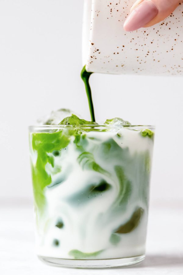 iced matcha latte