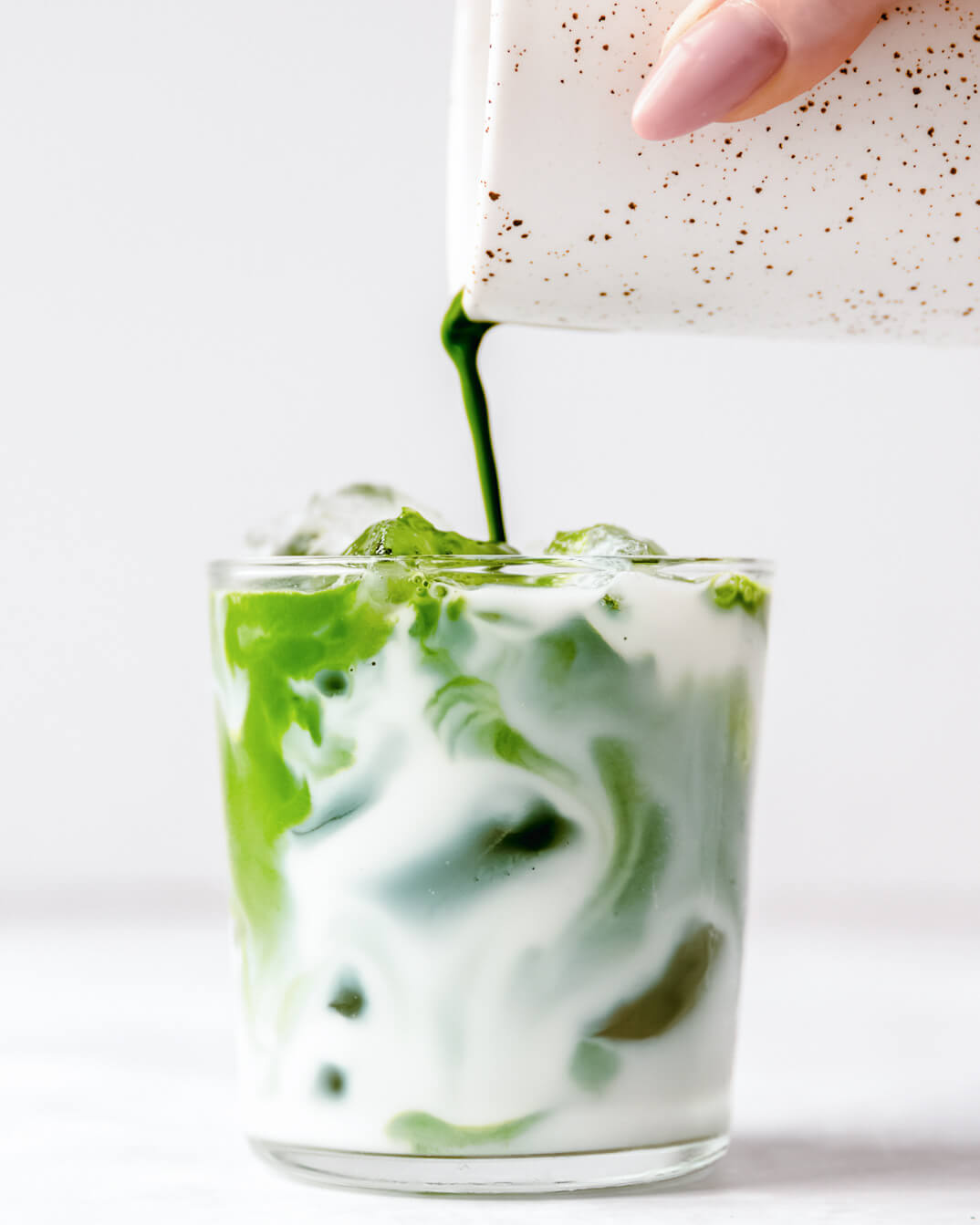 iced matcha latte