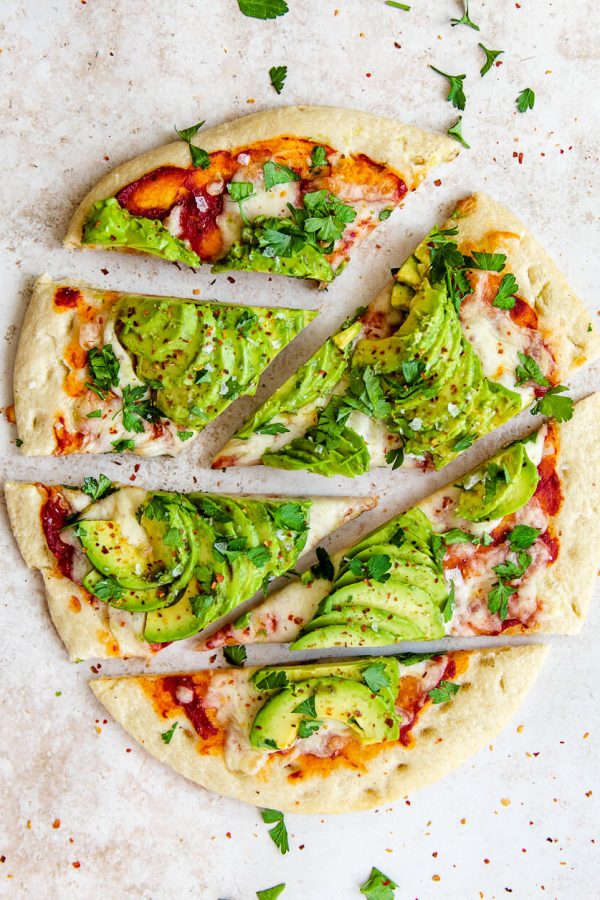 avocado pizza