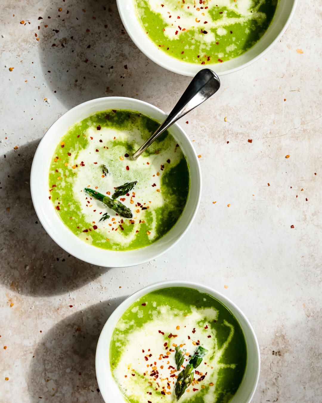groene asperge soep