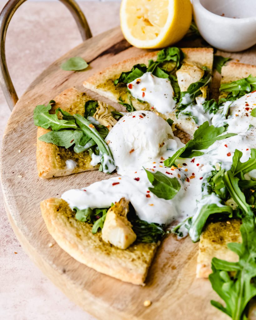 artisjok en burrata pizza