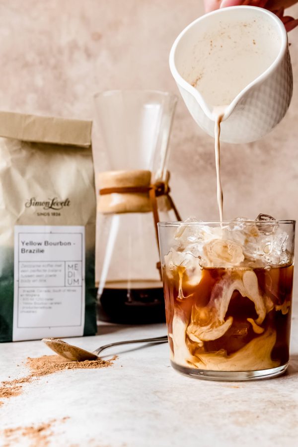 Dirty Chai iced latte