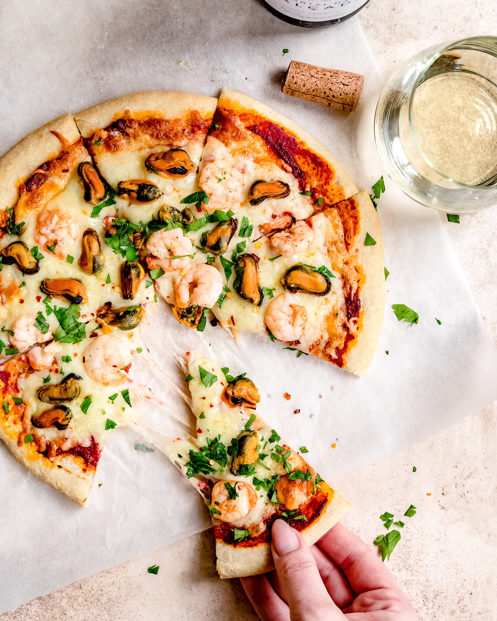 frutti di mare pizza