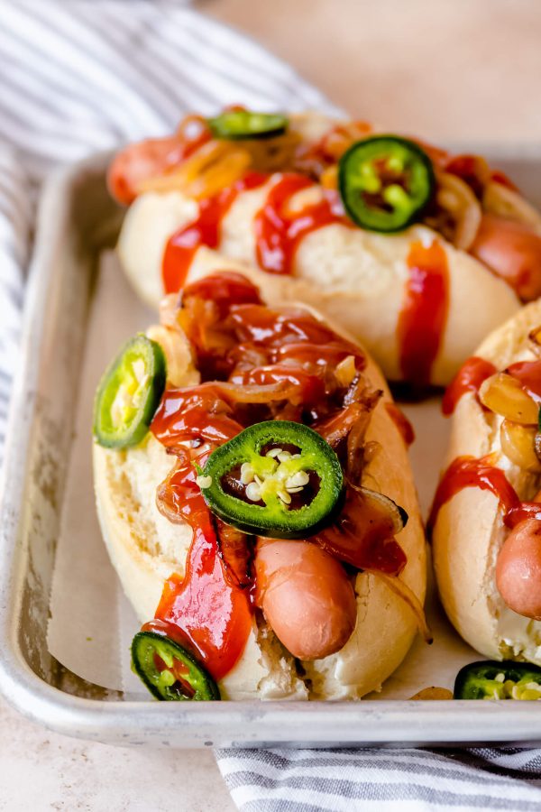 Seattle style hotdogs en corndogs
