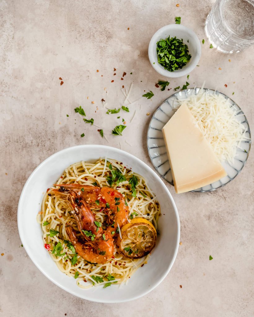 aglio e olio met gamba's