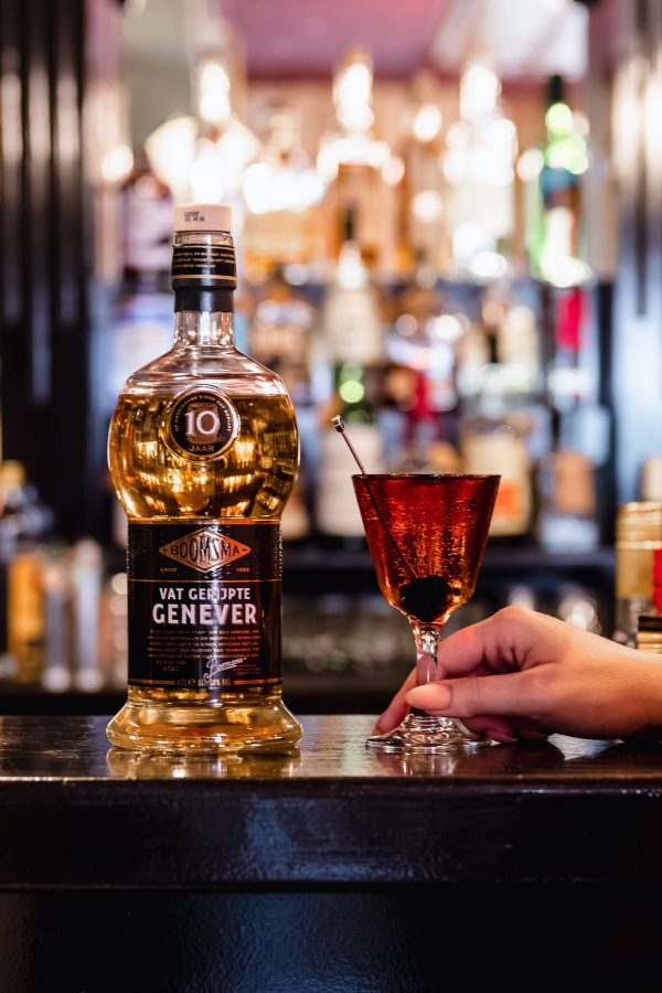 Martinez met Boomsma Vat Gerijpte Genever 10 jaar