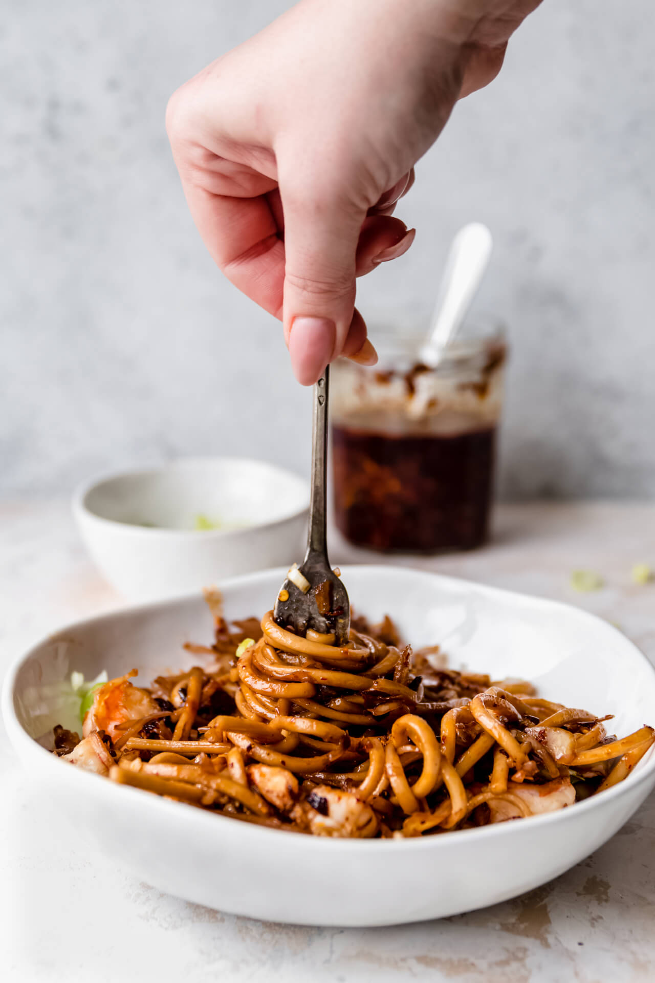 Pittige Udon Noodles Met Garnalen Food From Claudnine