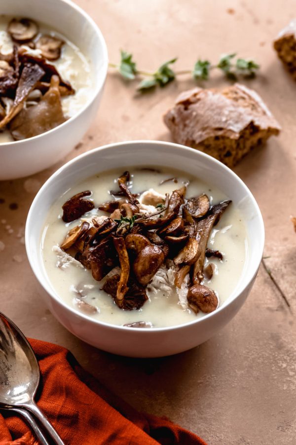 champignon kippensoep