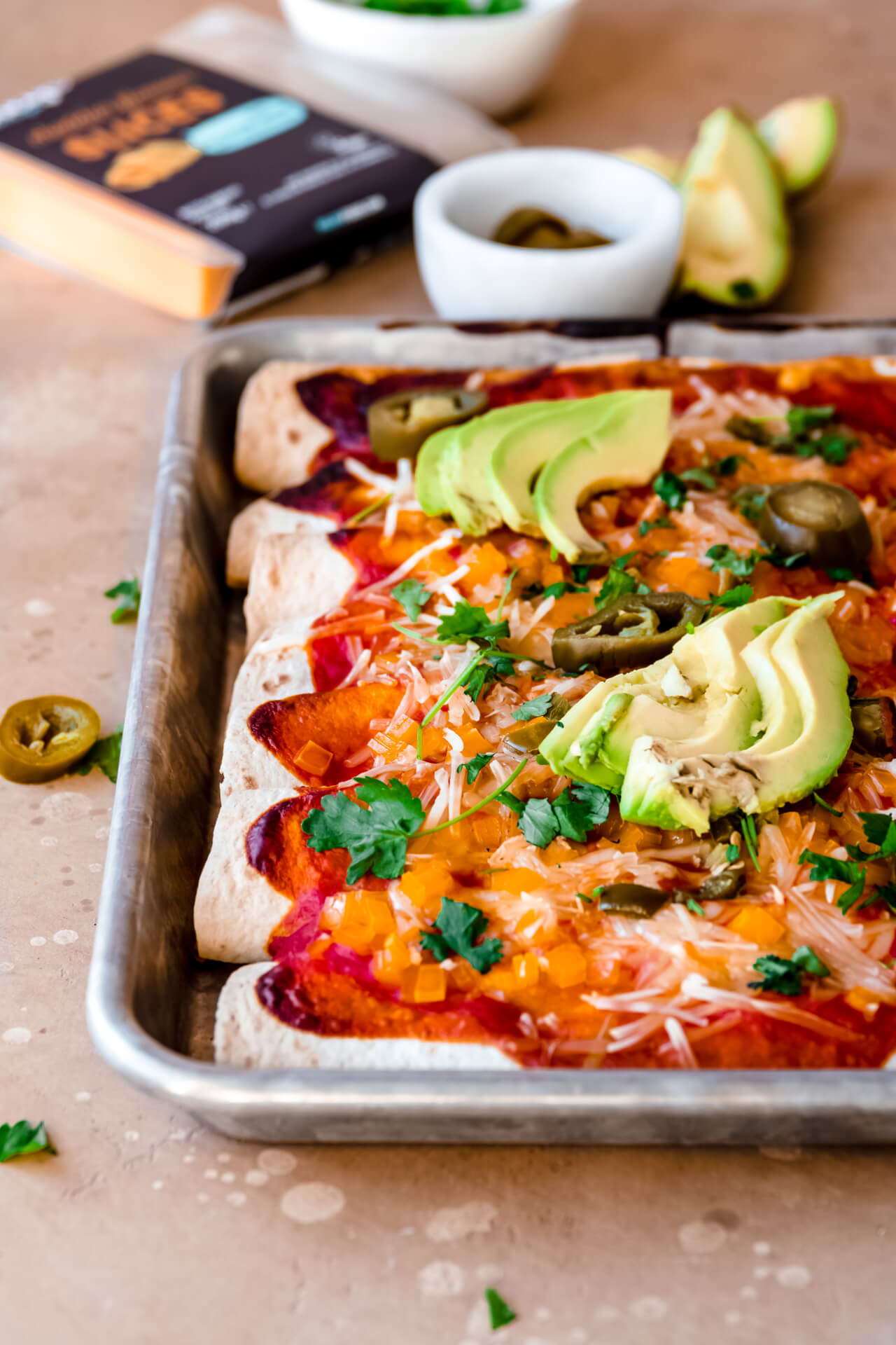Vegan enchilada met jackfruit Food From ClaudNine
