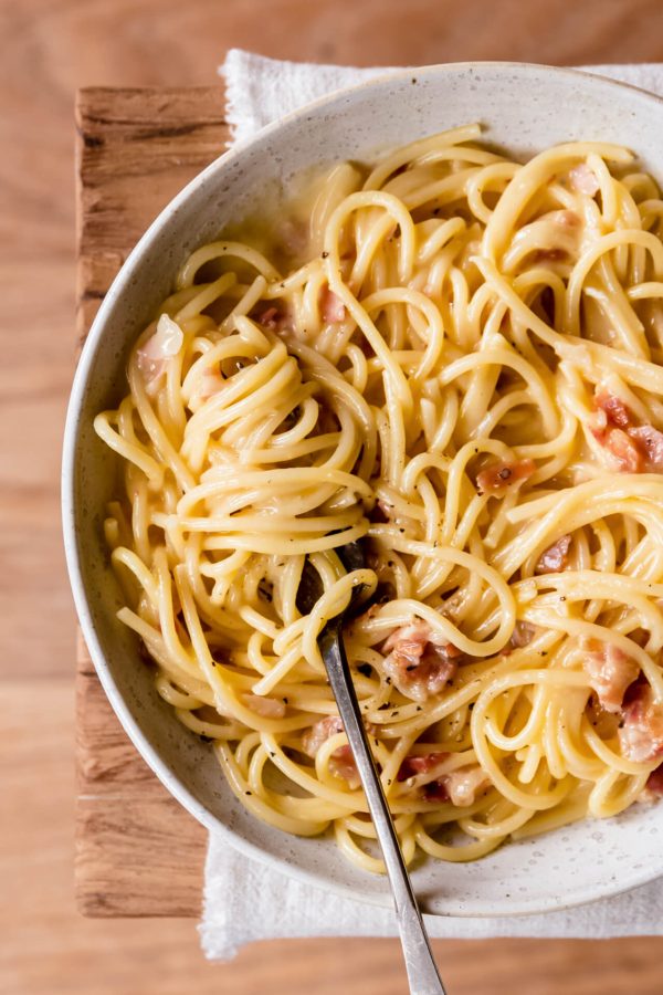 pasta carbonara