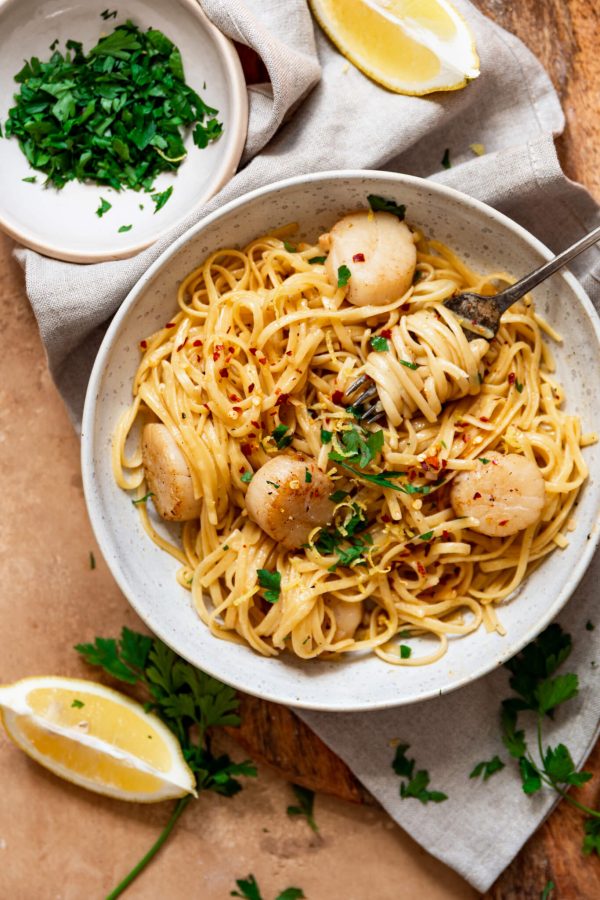 spaghetti met coquilles