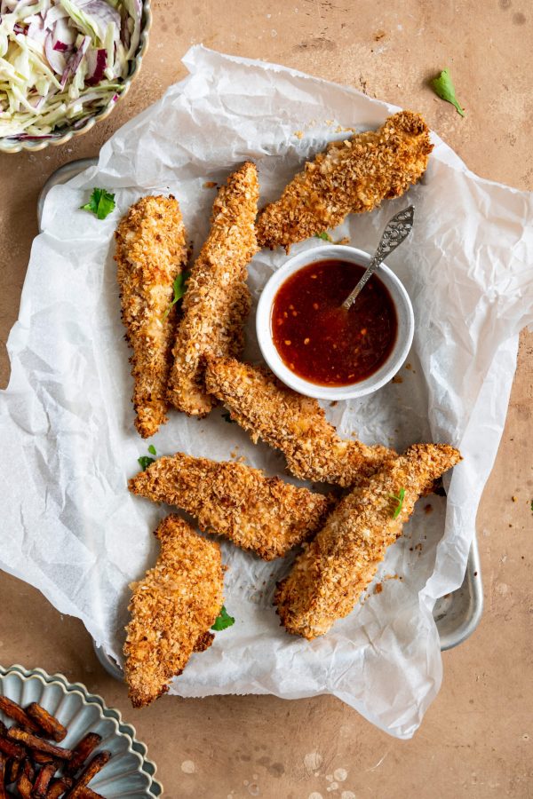 kipvingers met chilisaus