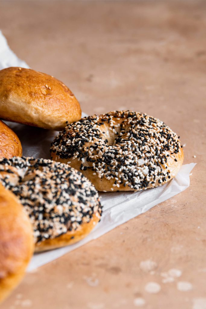 bagels met zuurdesemstarter restant