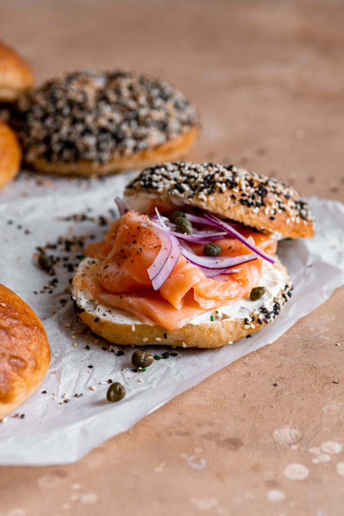 bagels met zuurdesemstarter restant