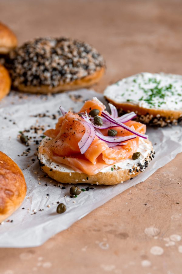 Bagels met zuurdesemstarter restant