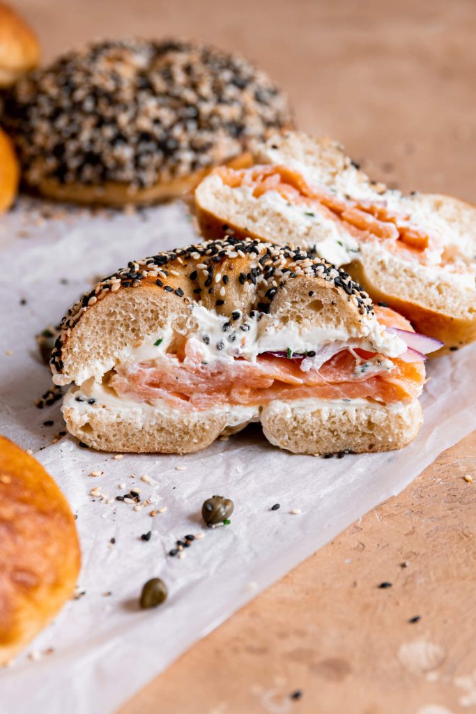 bagels met zuurdesemstarter restant