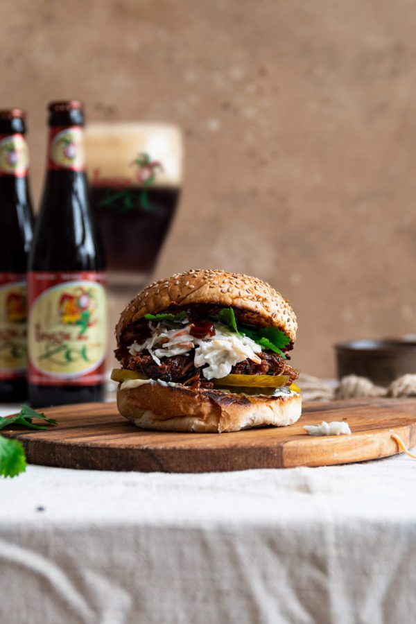 pulled pork burger