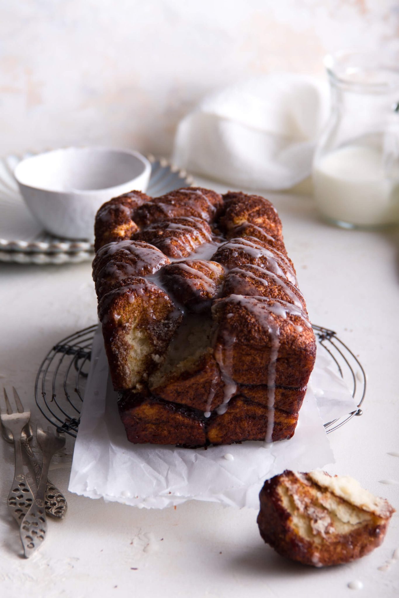 Monkeybread; plukbrood met suiker en kaneel - Food From ClaudNine