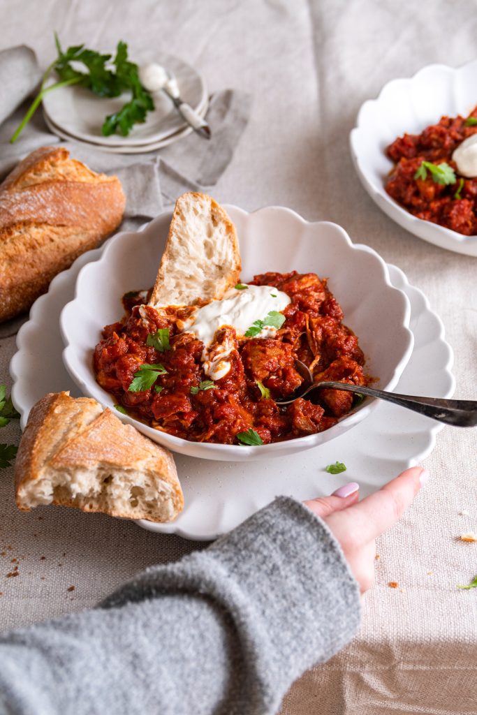 Kip stoofpot met chorizo