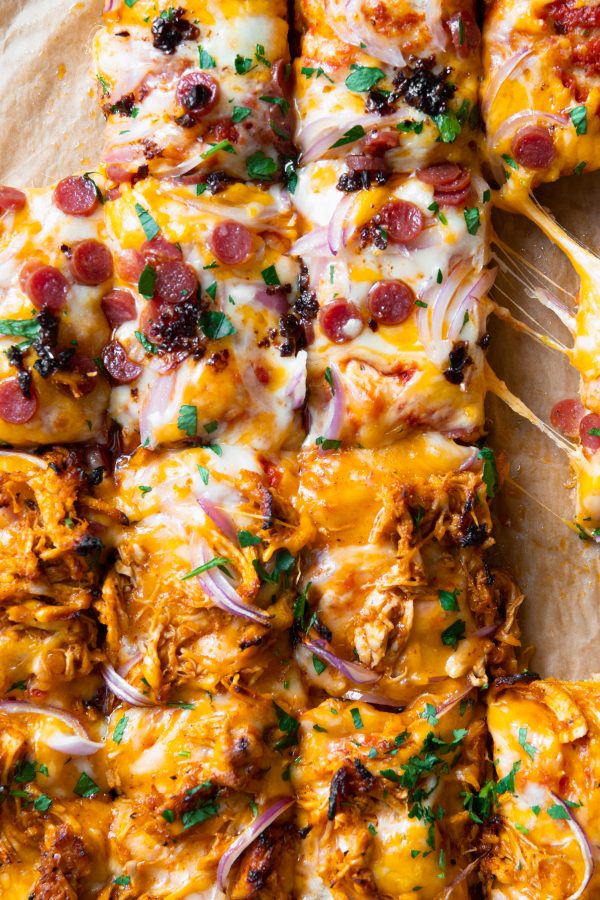Deep dish pizza
