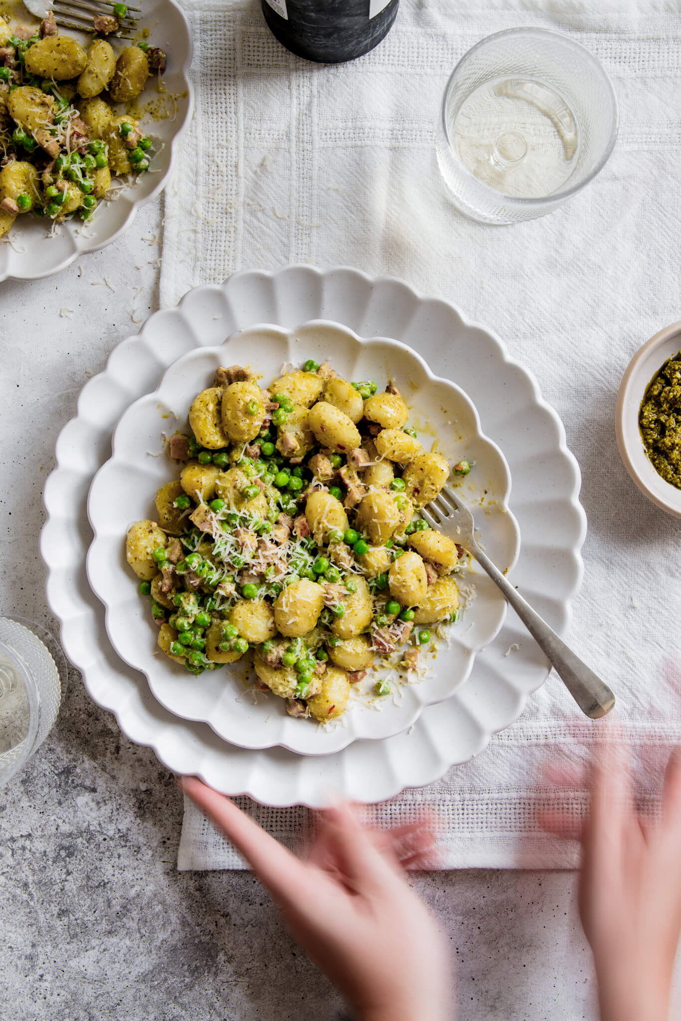 Gnocchi Met Pesto Spekreepjes En Doperwten Food From ClaudNine