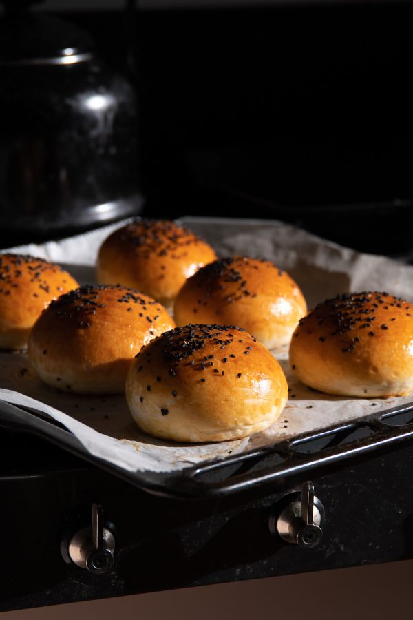 Brioche hamburgerbroodjes