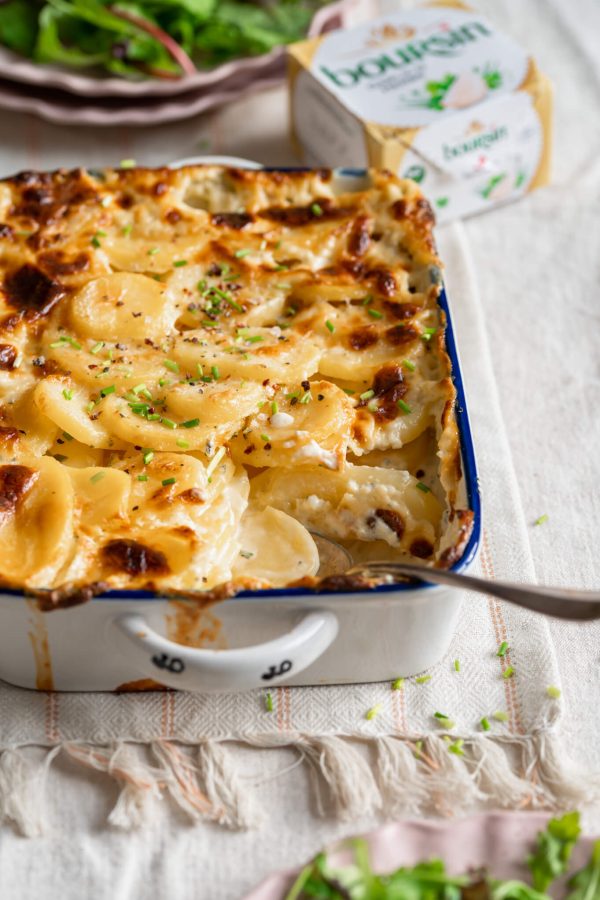Aardappel gratin met Boursin