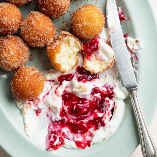 Ricotta donutballetjes