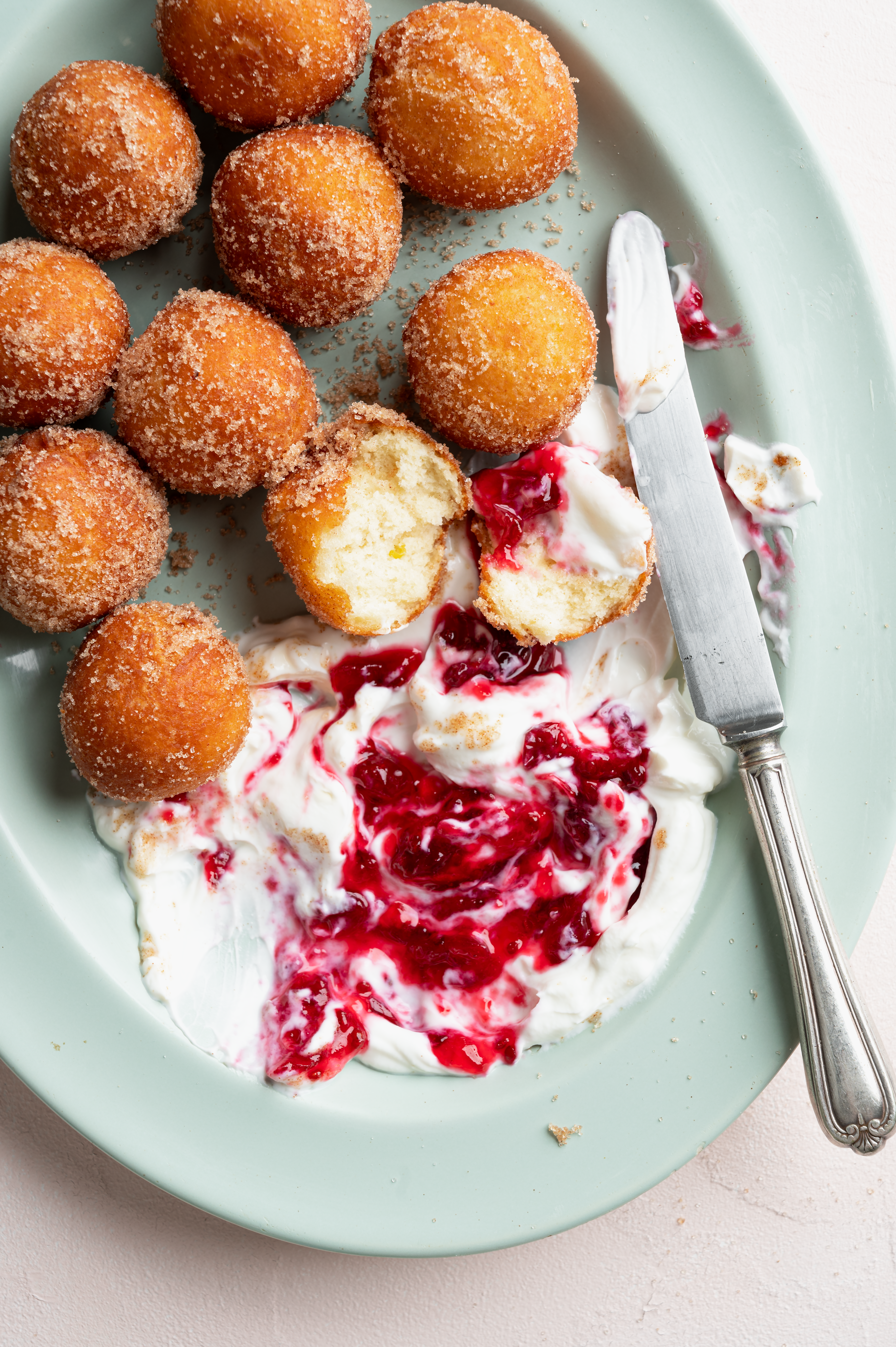 Ricotta donutballetjes