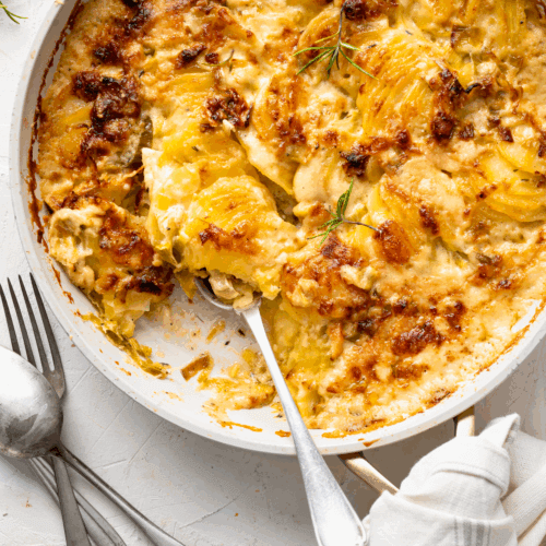 aardappel prei gratin