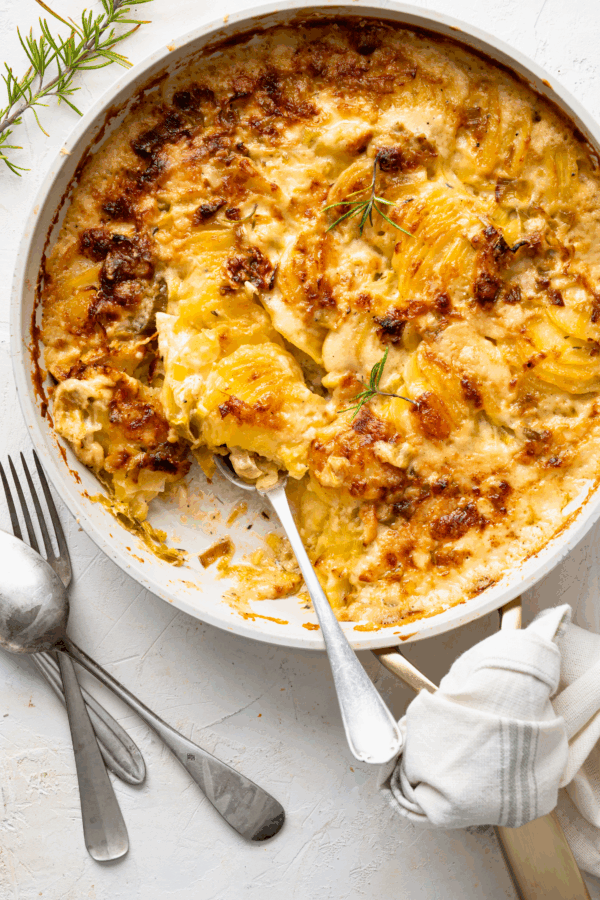 aardappel prei gratin