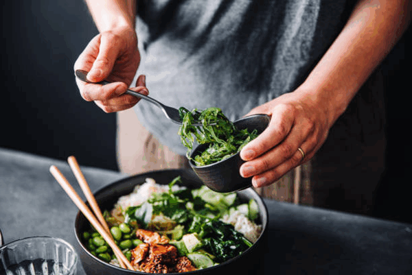 Zeewier risotto