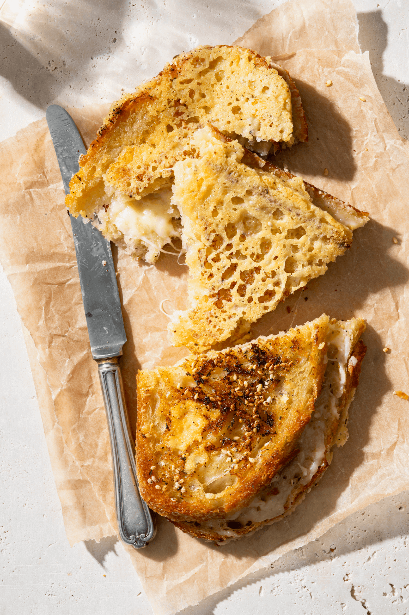 Tosti met kaaskrokantje