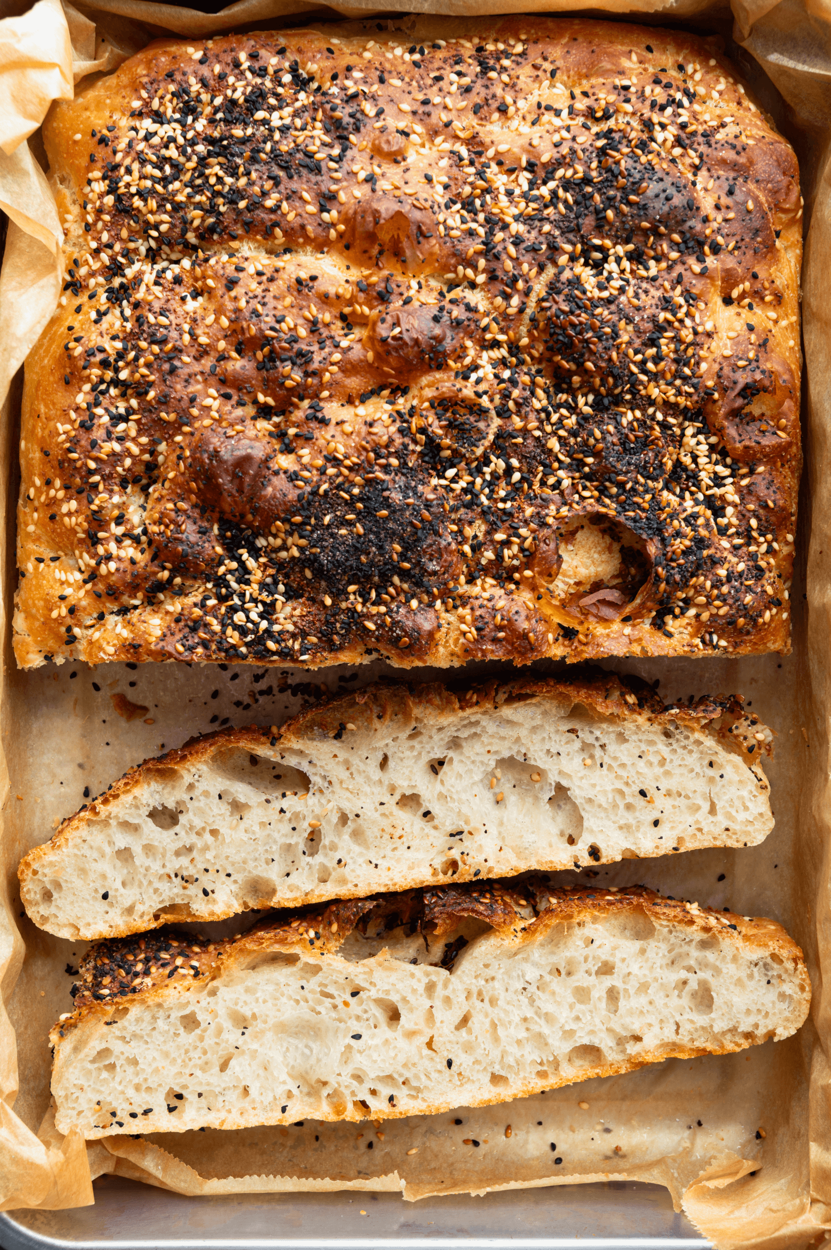 Everything but the bagel focaccia
